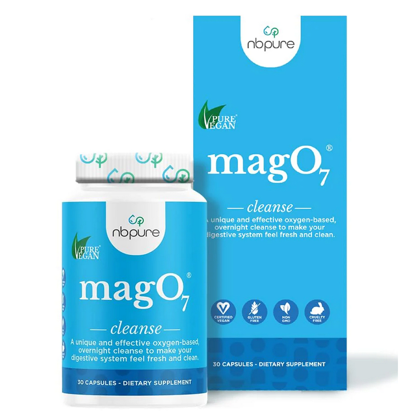 Bột hỗn hợp trà xanh, vỏ quế,đậu trắng nbpure MagO7 Colon Cleanse & Detox
