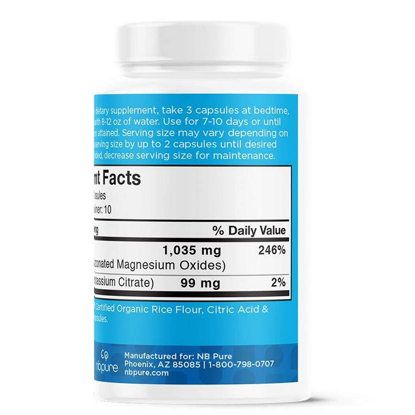 Bột hỗn hợp trà xanh, vỏ quế,đậu trắng nbpure MagO7 Colon Cleanse & Detox
