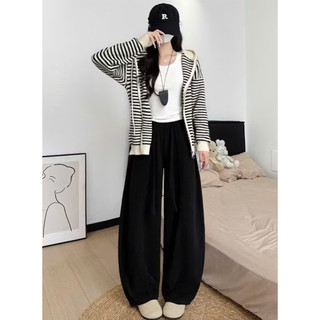 Quần Ống Rộng ELEGANTE Chất Liệu Nỉ Nhung QC Mẫu New 2026 Dễ Phối Đồ, Siêu Dày Dặn.