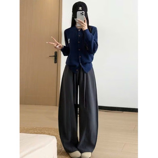 Quần Ống Rộng ELEGANTE Chất Liệu Nỉ Nhung QC Mẫu New 2026 Dễ Phối Đồ, Siêu Dày Dặn.