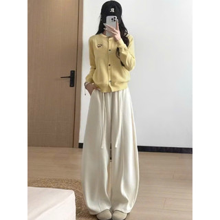 Quần Ống Rộng ELEGANTE Chất Liệu Nỉ Nhung QC Mẫu New 2026 Dễ Phối Đồ, Siêu Dày Dặn.