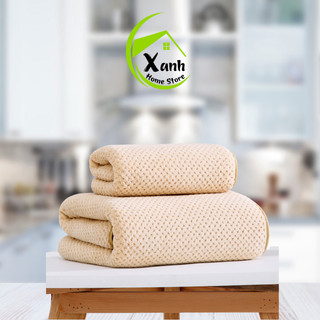 Khăn Tắm San Hô Quấn Quanh Người Mềm Mại GD131 - Khăn Lau Cơ Thể Siêu Thấm Hút Nước Kích Thước 70x140cm