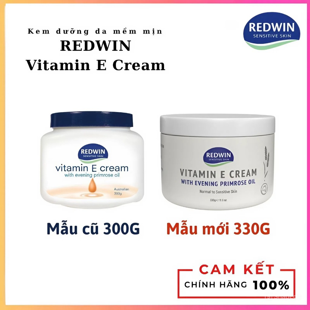 Kem Dưỡng Redwin Vitamin E 330g Úc Dưỡng Ẩm - Hình ảnh thực tế