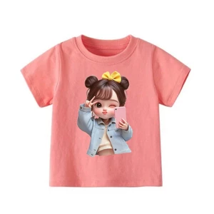 👕 Áo Thun Bé Gái mềm mịn thoáng mát in hình dễ thương 👕 AT137