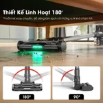 Máy hút bụi cầm tay không dây ROWANTO V25 Pro cây hút bụi lau nhà mini gia đình đa năng ô tô ga giường sofa nệm — ảnh 5