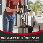 Máy hút bụi cầm tay không dây ROWANTO V25 Pro cây hút bụi lau nhà mini gia đình đa năng ô tô ga giường sofa nệm — ảnh 8