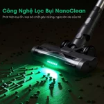 Máy hút bụi cầm tay không dây ROWANTO V25 Pro cây hút bụi lau nhà mini gia đình đa năng ô tô ga giường sofa nệm — ảnh 3