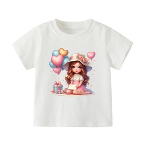 👕 Áo Thun Bé Gái mềm mịn thoáng mát in hình dễ thương 👕 AT144