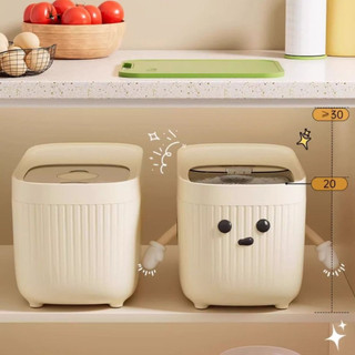 Hộp Bảo Quản Gạo Có Nắp Đậy Kín – Nhựa PP+PET Trong Suốt, Sang Trọng Buna