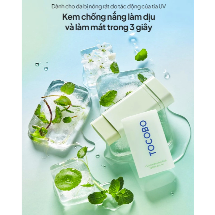 Sáp Chống Nắng Dạng Thỏi Tocobo Cica Cooling Sun Stick SPF50+ PA++++ 18gr