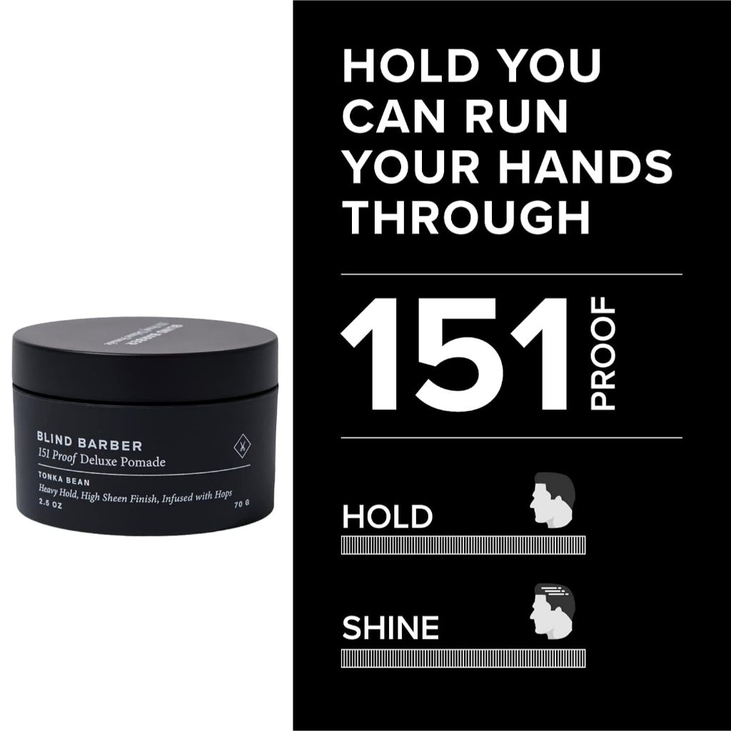Blind Barber Sáp vuốt tóc 70g Giữ nếp và độ bóng cao Không chứa Paraben và Sulfate for men