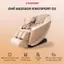 Ghế massage KINGSPORT Standard G2 con lăn di chuyển cổ vai, thiết kế hiện đại