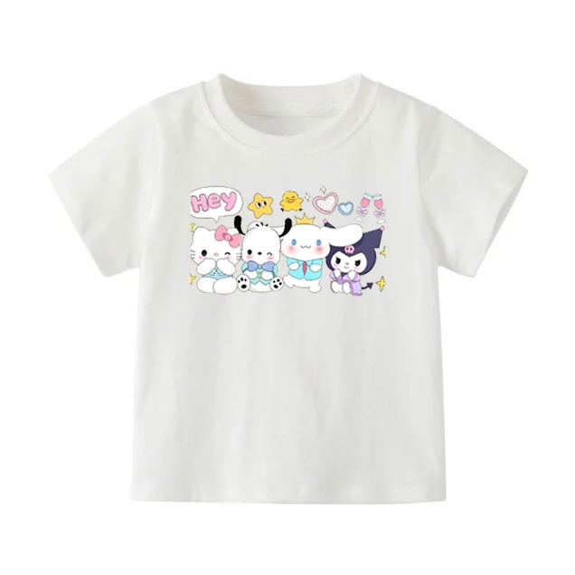 👕 Áo Thun Bé Gái mềm mịn thoáng mát in hình dễ thương 👕 AT155