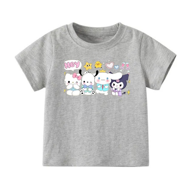 👕 Áo Thun Bé Gái mềm mịn thoáng mát in hình dễ thương 👕 AT155