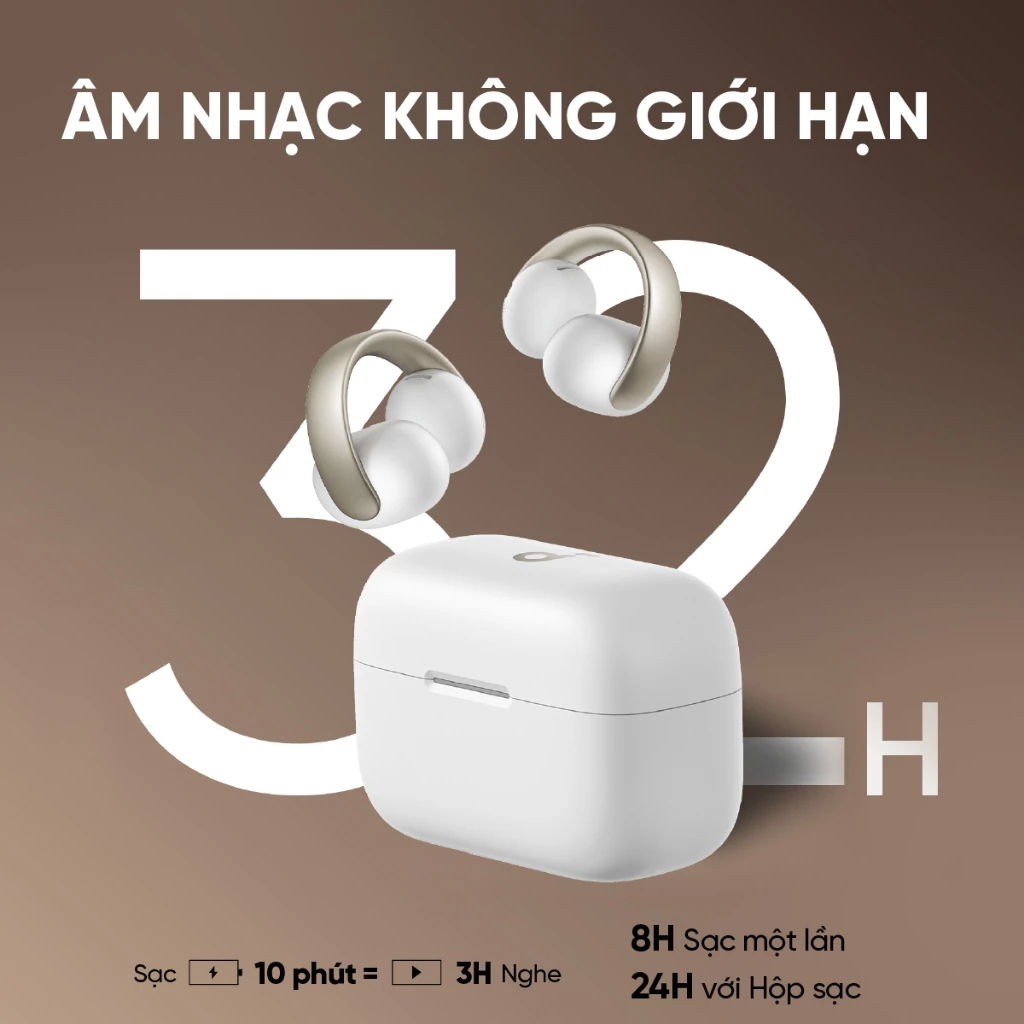 Tai Nghe Bluetooth Thể Thao Soundcore Aeroclip