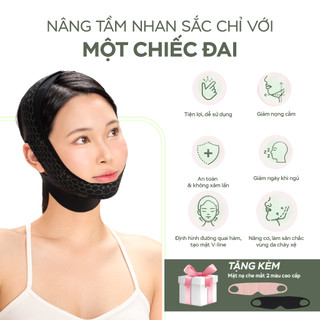 KOGAO Double VLift - Đai nâng cơ thọn gọn mặt với công nghệ hồng ngoại xa độc quyền giúp nâng cơ, giảm nọng cằm