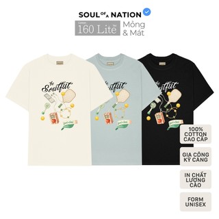 Áo Thun VẢI MỎNG MÁT NHẸ - IN BE  SOULFUL SPORT & SOUL unisex form basic 100% cotton premium siêu thấm hút, thoáng mát