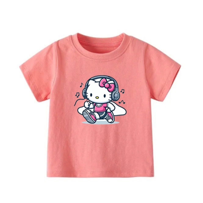 👕 Áo Thun Bé Gái mềm mịn thoáng mát in hình dễ thương 👕 AT159