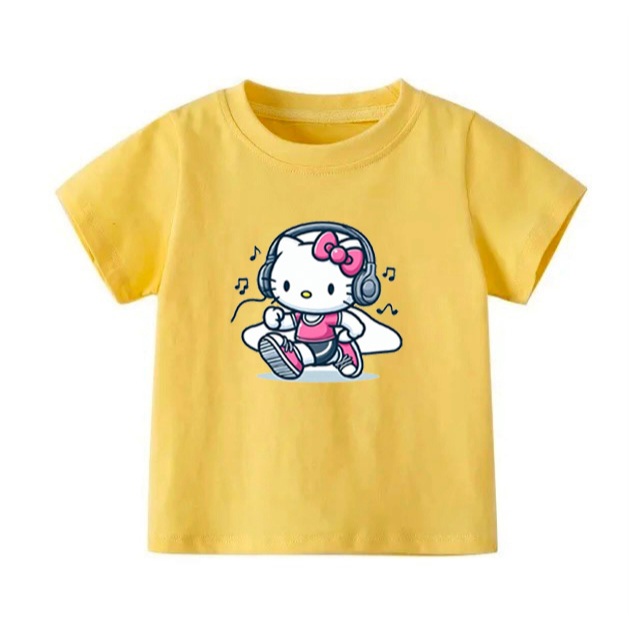 👕 Áo Thun Bé Gái mềm mịn thoáng mát in hình dễ thương 👕 AT159