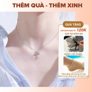 [🔥XƯỞNG SALE 9K 🔥] Dây Chuyền Vòng Cổ Lolita Mặt Đá Pha Lê Xanh Họa Tiết Hành Tinh Cho Nữ N202