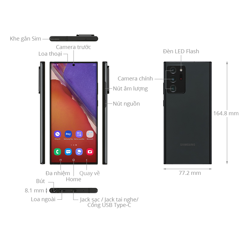 ĐIỆN THOẠI GALAXY NOTE 2O ULTRA MÁY CÒN VÂN TAY -LƯỚT TIKTOK YOUTUBE ...