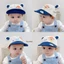Mũ nón lưỡi trai, nón cho bé hình gấu BEAR cho bé 3-24 tháng