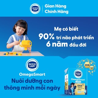 Thùng 48 Hộp Sữa Dinh Dưỡng Dutch Lady OmegaSmart Ít Đường 48x110ml