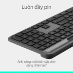 Bàn phím Bluetooth Logitech Signature Slim Solar+ K980 - Sạc bằng ánh sáng mặt trời & nhân tạo, Pin lên đến 10 năm — ảnh 3