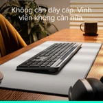 Bàn phím Bluetooth Logitech Signature Slim Solar+ K980 - Sạc bằng ánh sáng mặt trời & nhân tạo, Pin lên đến 10 năm — ảnh 5