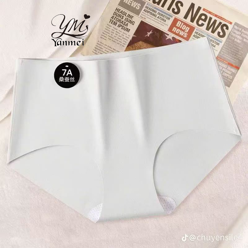 [CÓ CHE TÊN] Quần lót su lạnh không lộ viền, quần lót mặc áo dài ko lộ viền, lớp cotton kháng khuẩn mã 7A