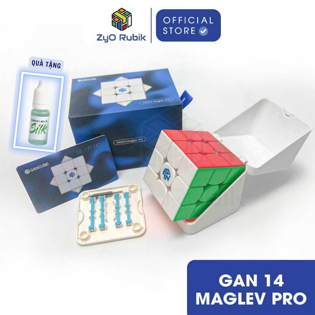 Rubik 3x3x3 Gan 14 Maglev/ Maglev UV 2023- Rubic Gan 14 Có Nam Châm ...
