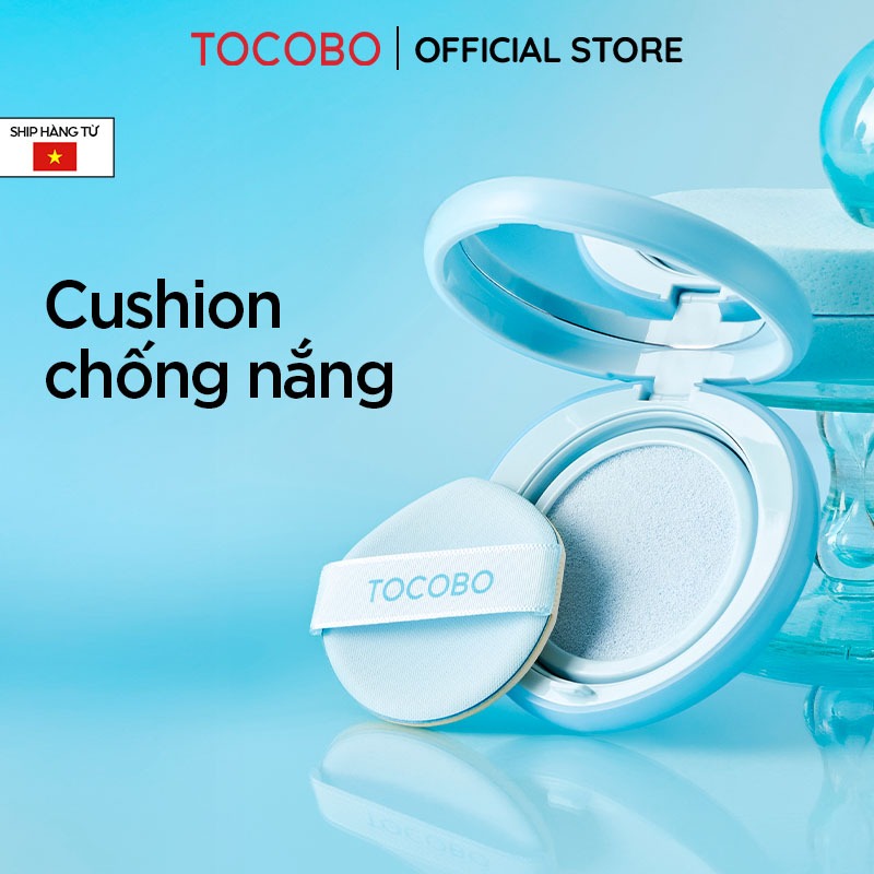 Phấn nước chống nắng hiệu ứng mịn lì Tocobo Blur Finish Sun Cushion SPF50+ PA++++13g