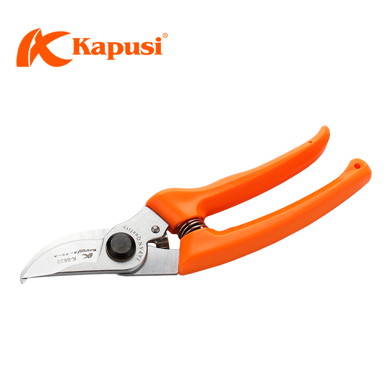 Kéo Cắt Cành Tay Cong Kapusi K-8639, Kéo Tỉa Cành, Chăm Sóc Cây Cảnh, Làm Vườn