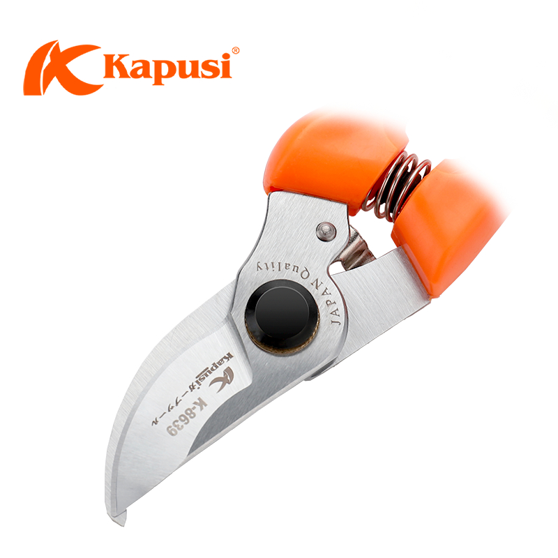Kéo Cắt Cành Tay Cong Kapusi K-8639, Kéo Tỉa Cành, Chăm Sóc Cây Cảnh, Làm Vườn