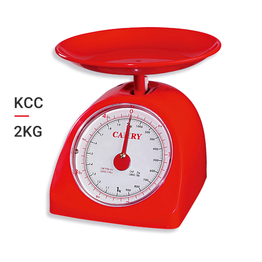 Cân Lò Xo Nhà Bếp CAMRY KCC Đĩa Có Thể Tháo Rời Dễ Ràng Vệ Sinh, Nhỏ Gọn Dễ Mang Đi, Cân Tối Đa 2Kg