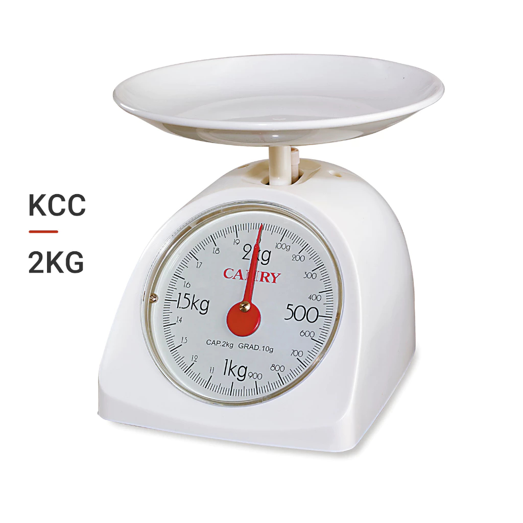Cân Lò Xo Nhà Bếp CAMRY KCC Đĩa Có Thể Tháo Rời Dễ Ràng Vệ Sinh, Nhỏ Gọn Dễ Mang Đi, Cân Tối Đa 2Kg