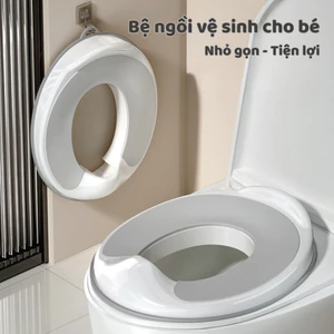 Bệ ngồi toilet, bệ thu nhỏ bồn cầu, bệ bô bồn cầu tập đi vệ sinh chống trượt, an toàn cho bé