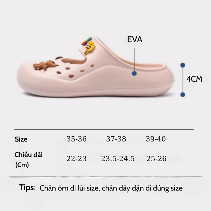 Women's Clogs Mayto Charm Toy – 3.5 cm – 2