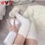 Tất đùi cao gối đen trắng xịn