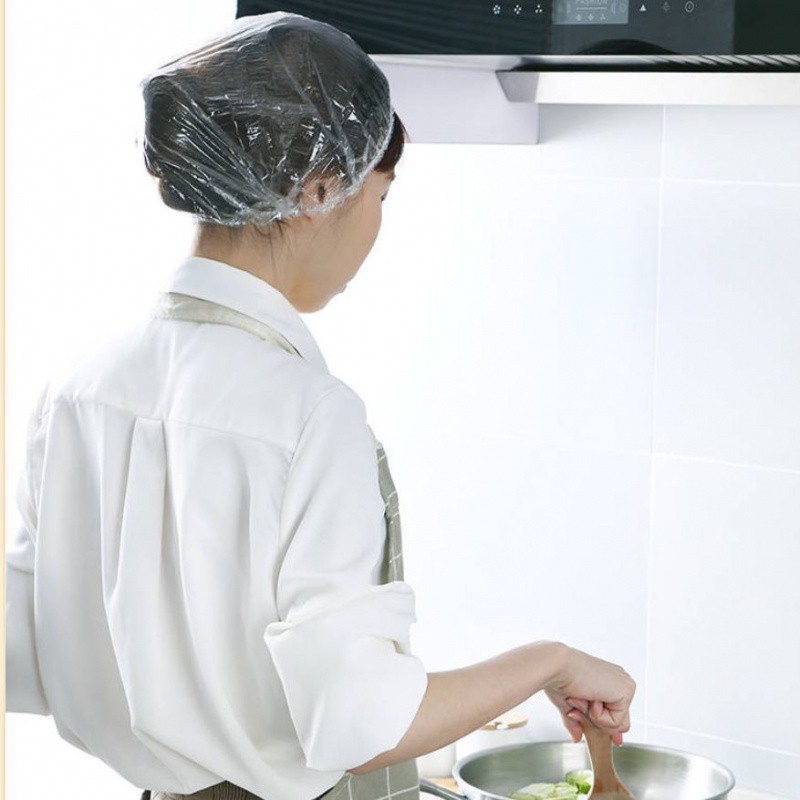 Combo 3 Màng Bọc Thực Phẩm Co Giãn Siêu Dai Túi Có Chun Hình Gấu- Mũ chùm đầu dùng 1 lần tiện lợi