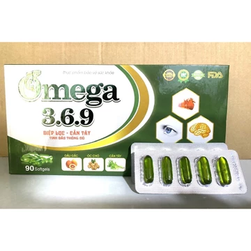 Omega 3.6.9 Diệp lục cần tây tinh dầu thông đỏ gấc Tăng cường thị lực Bổ Não, Tăng Cường Thị Lực, Giảm Mắc Bệnh Tim Mạch