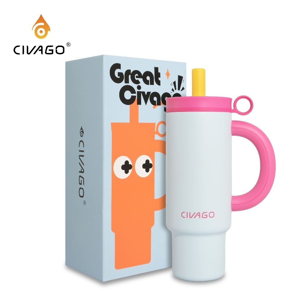 CIVAGO（36oz）Bình nước dung tích cực lớn, thích hợp đựng cả nước nóng và nước lạnh. | BigBuy360 - bigbuy360.vn