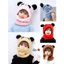 Mũ lông gấu panda cho bé kèm khăn cổ . Khăn mũ Lông cừu cho trẻ em hoạt hình gấu ấm áp, mũ gấu trúc mùa đông 🥶