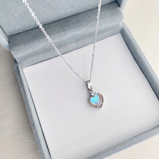[🔥XƯỞNG SALE 11K 🔥] VÒNG CỔ DÂY CHUYỀN BẠC MẶT TRÁI TIM XANH ĐỔI MÀU LẤP LÁNH CHO NỮ N101
