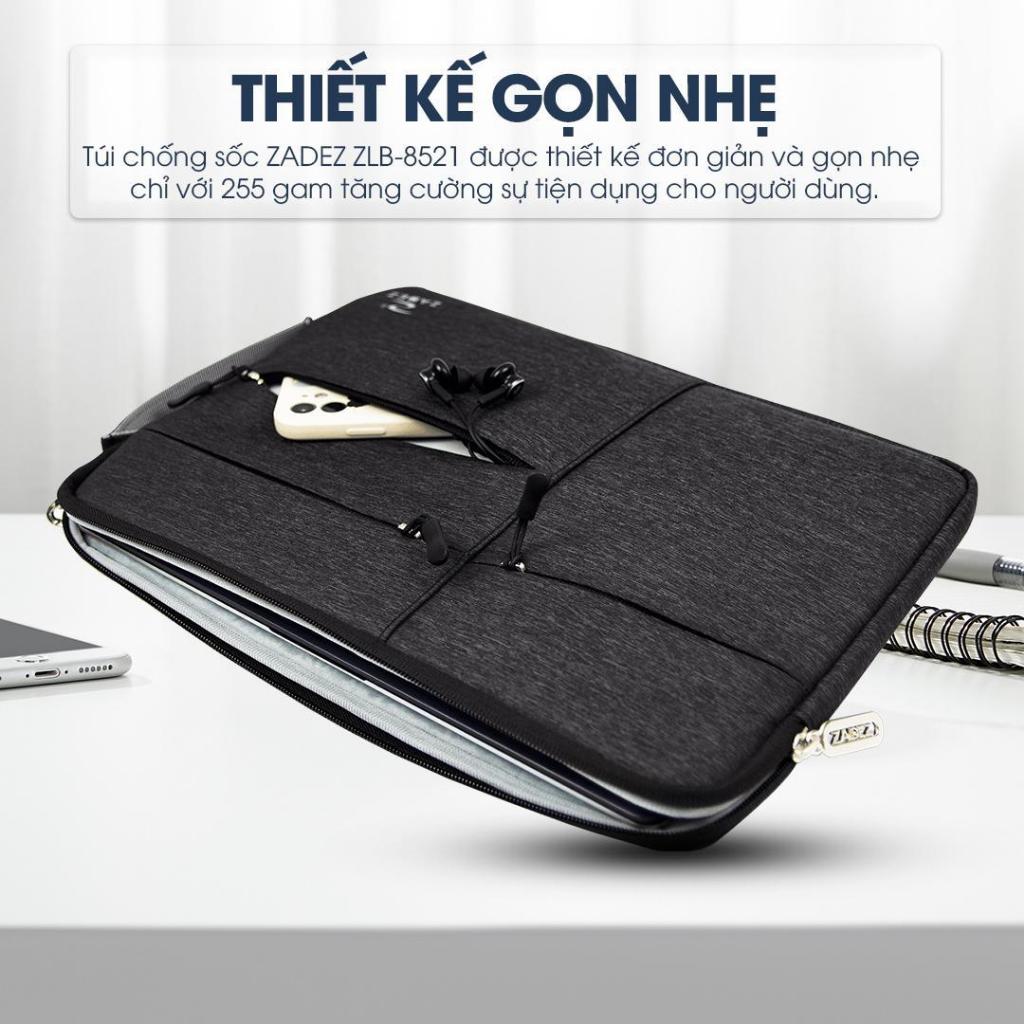 Túi Chống Sốc Laptop ZADEZ ZLB-8521 Series – 13.3/14/15.6 Inches, Vải Nylon Bền Bỉ, Chống Trầy Xước