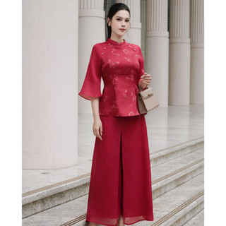 [LAMER X PHƯƠNG ANH ĐÀO] Áo Pháp Phục Diên Hoa (Không quần) Thiết Kế Cao Cấp Áo Dài Cách Tân V61B24Q005 S61B26Q001