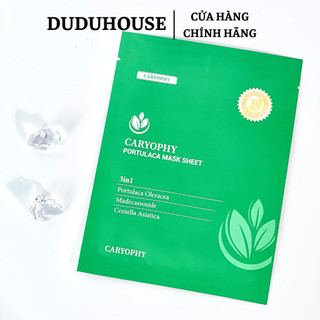 Mặt Nạ Giấy Dưỡng Da Caryophy Portulaca/Skin Repair Mask Sheet 3in1 Giảm mụn Mờ thâm 22g Duduhouse