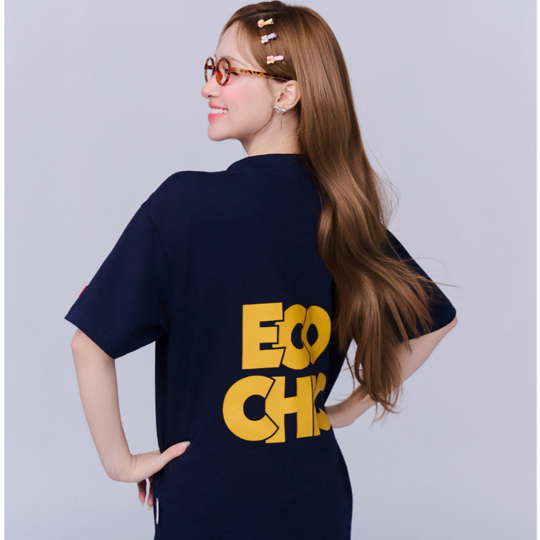 Áo Thun Oversize ECOCHIC MICKEY SPLASH Chính Hãng Bản Quyền Disney MICKEY COLLECTION TS006