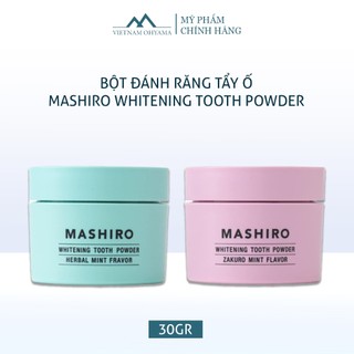 Bột đánh răng tẩy ố Mashiro Whitening Tooth Powder