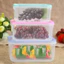 Bộ lạnh bầu 3 hộp nhựa 1650ml, 1200ml,600 ml đựng thực phẩm có nắp Song Long Plastic - 2073